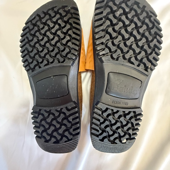 Betula by Birkenstock Reggae Beige Brown Slide Leather Sandals 38 - Picture 5 of 6